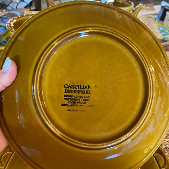 Vintage Granada Coventry Castilian dinner plates set of 3, Thanksgiving, fall